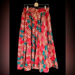 Long Ankara skirt